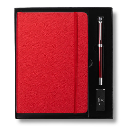 Scarlet Slate Journal and Pen Gift Set
