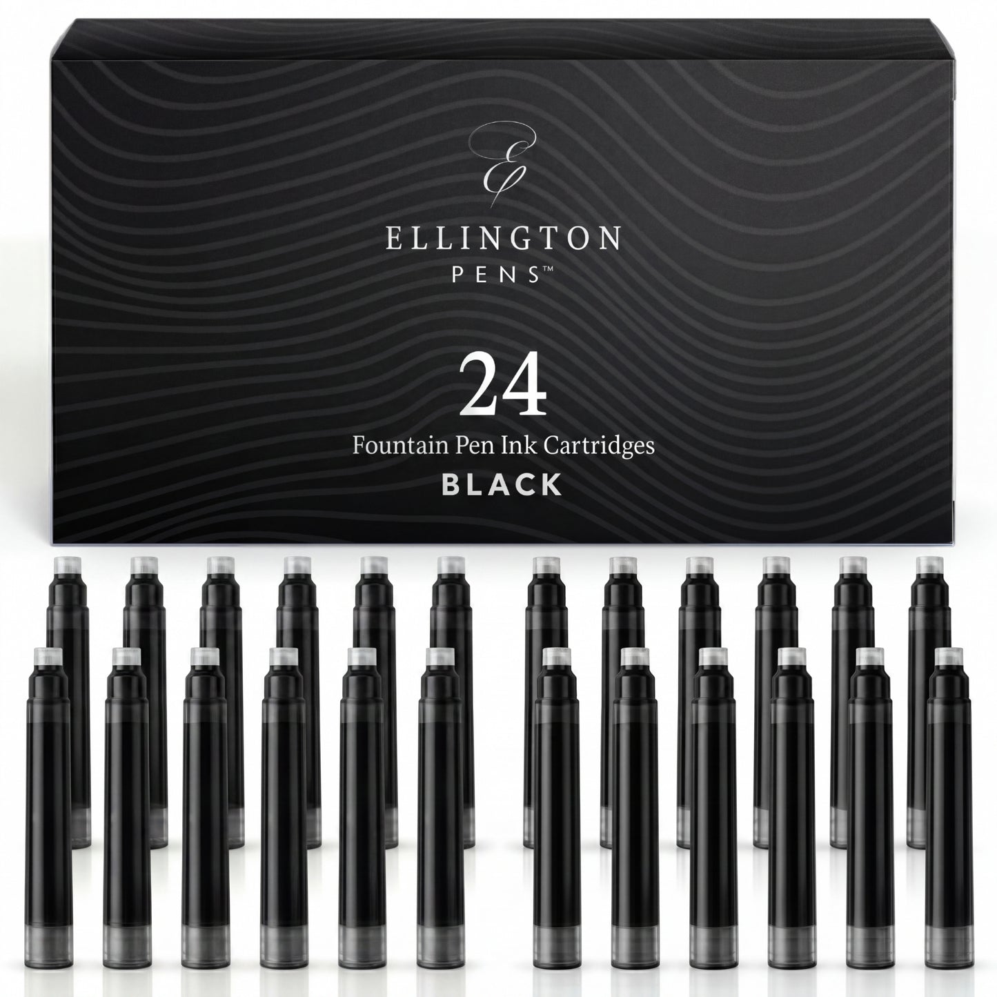 Refill Ink Cartridges - 24 Pack - Compatible with Ellington Pens