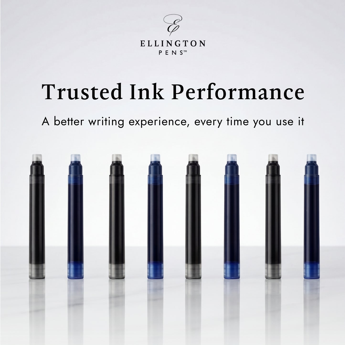 Refill Ink Cartridges - 24 Pack - Compatible with Ellington Pens