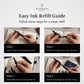 Refill Ink Cartridges - 24 Pack - Compatible with Ellington Pens