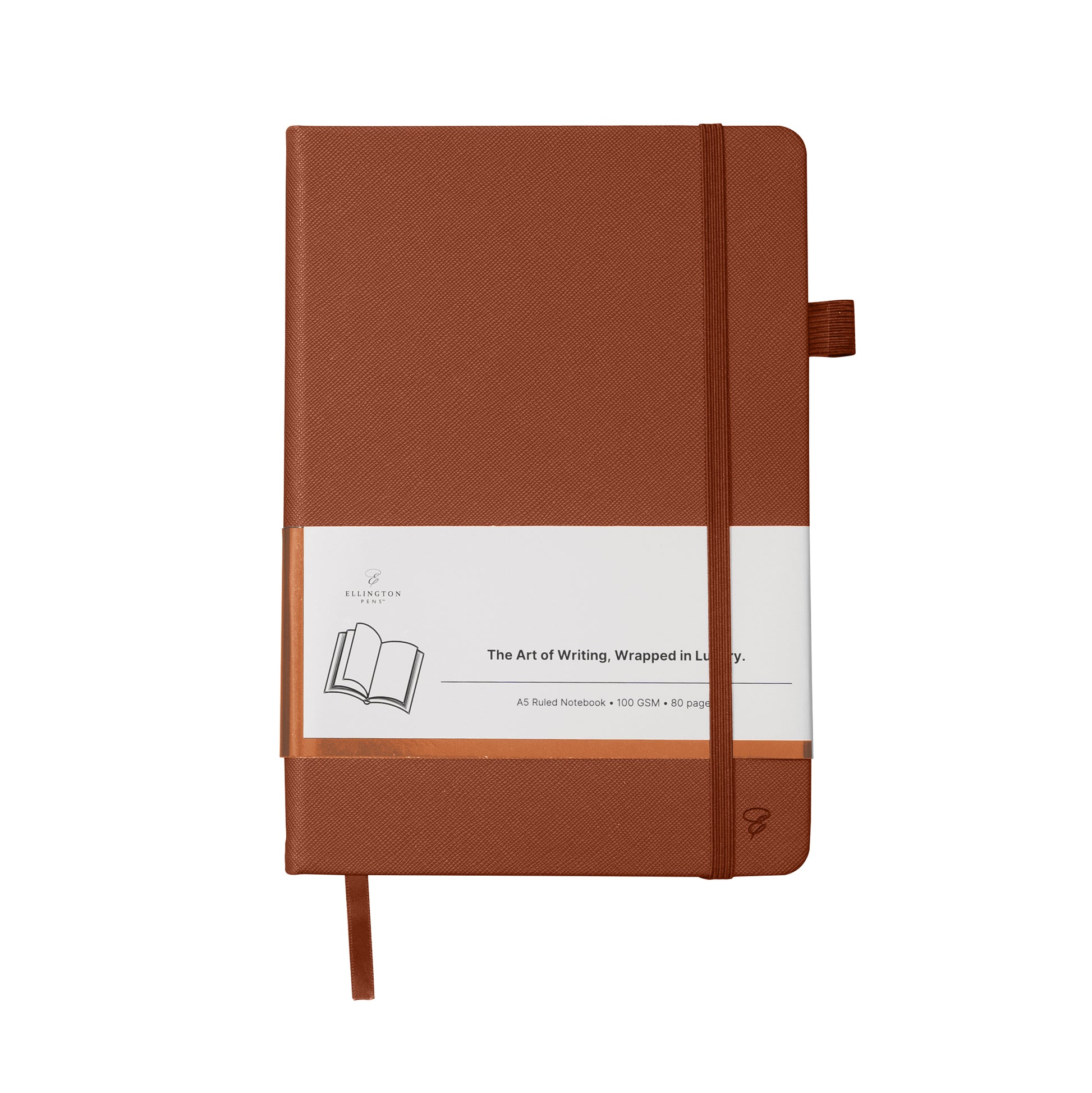 Brown Journal - PU Saffiano Leather journal