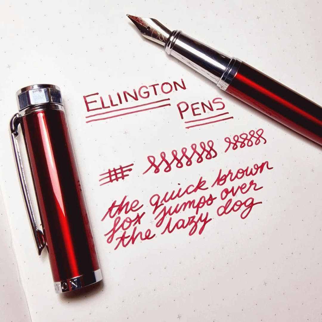 Scarlet Slate Fountain Pen