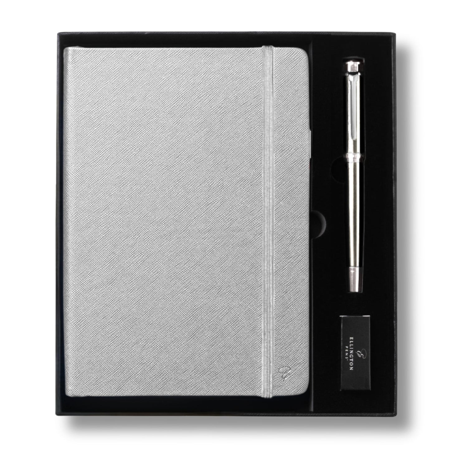 Silver Sonata Journal and Pen Gift Set