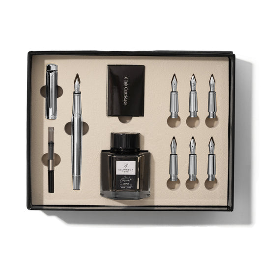 Silver Sonata Marrakesh Calligraphy Set