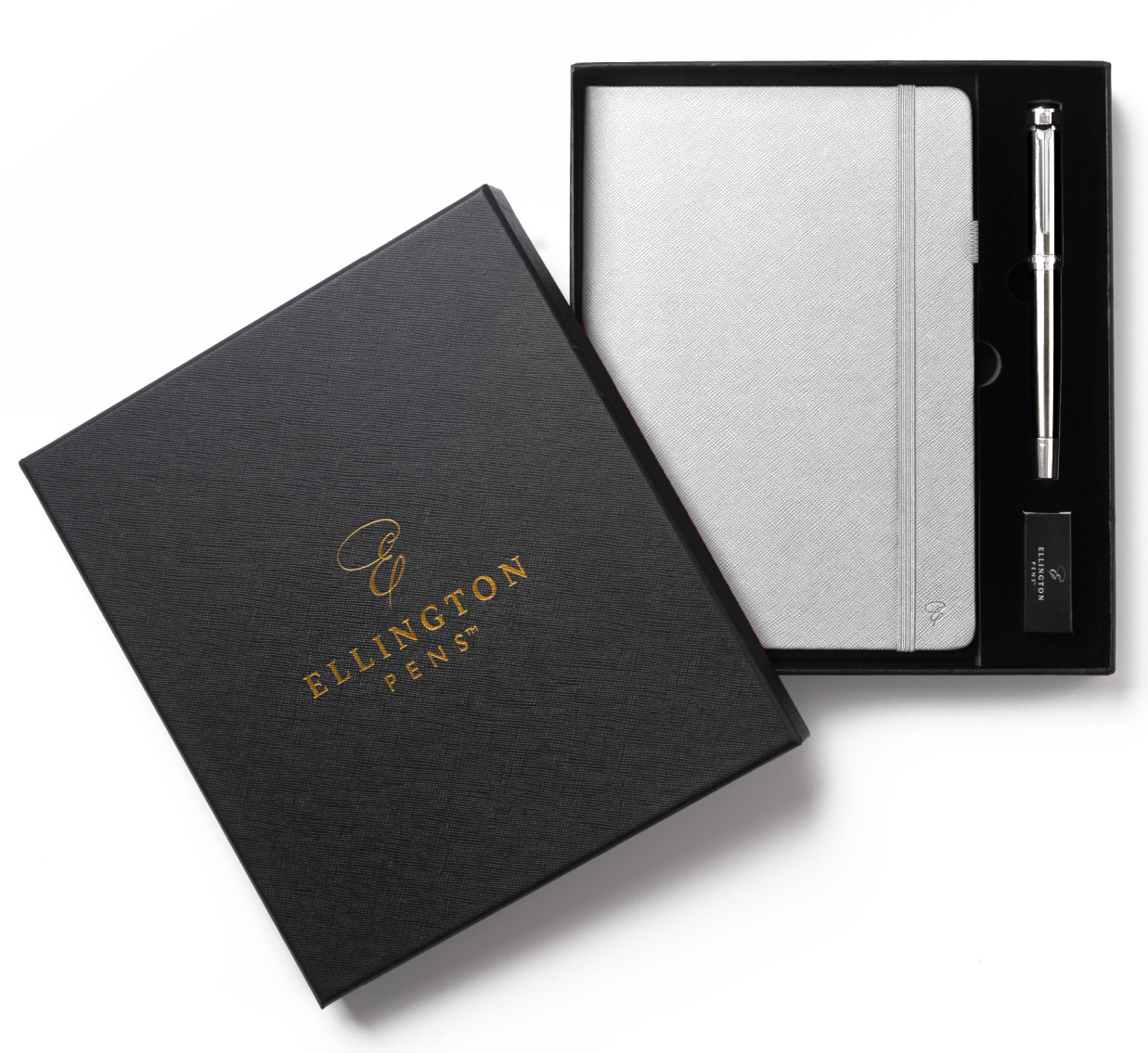 Silver Sonata Journal and Pen Gift Set