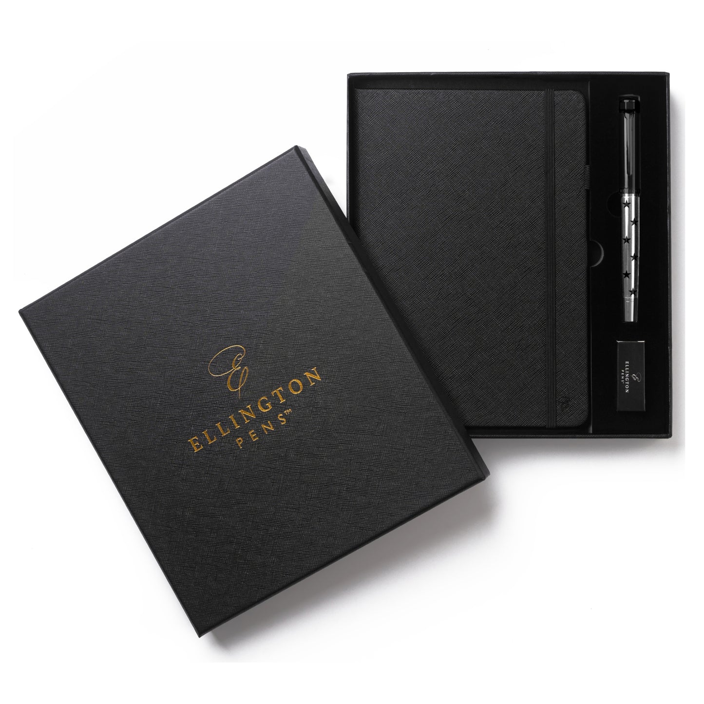 Cosmic Silver Journal and Pen Gift Set