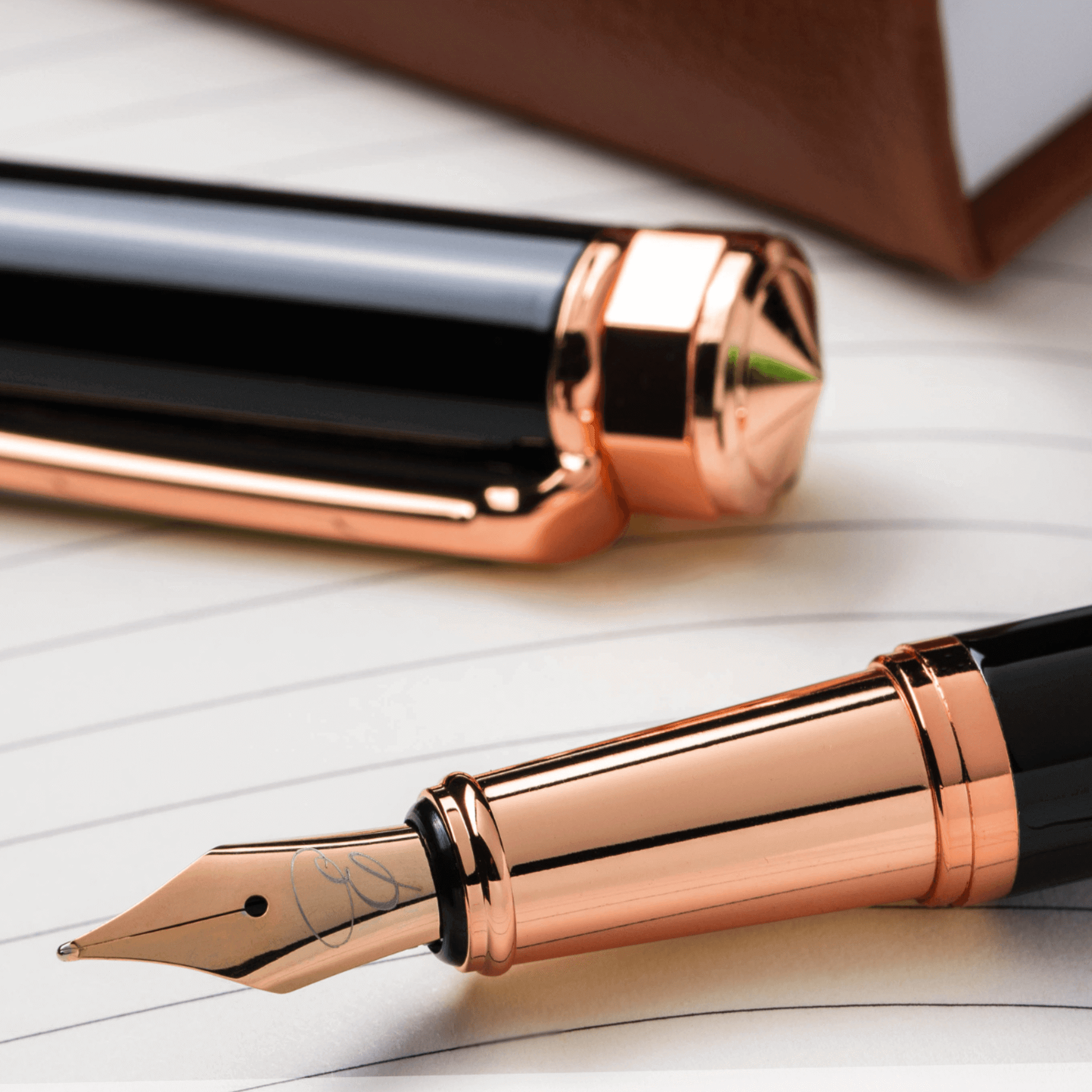 Replacement Nib with Ink Converter - Rose Gold fountain pen
