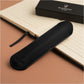 Black Leather Pen Sleeve with Gift Box