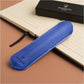 Blue Leather Pen Sleeve with Gift Box