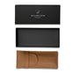 Tan Brown Leather Pen Case with Gift Box