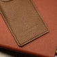 Tan Brown Leather Pen Case with Gift Box