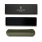 Khaki Green Leather Pen Sleeve with Gift Box