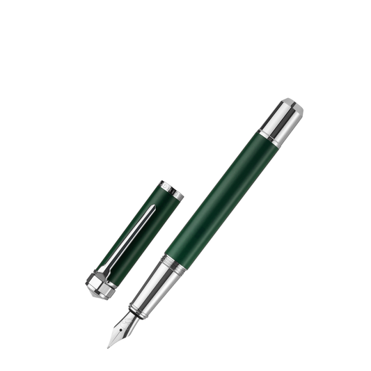 Emerald Sterling Pocket Size Fountain Pen