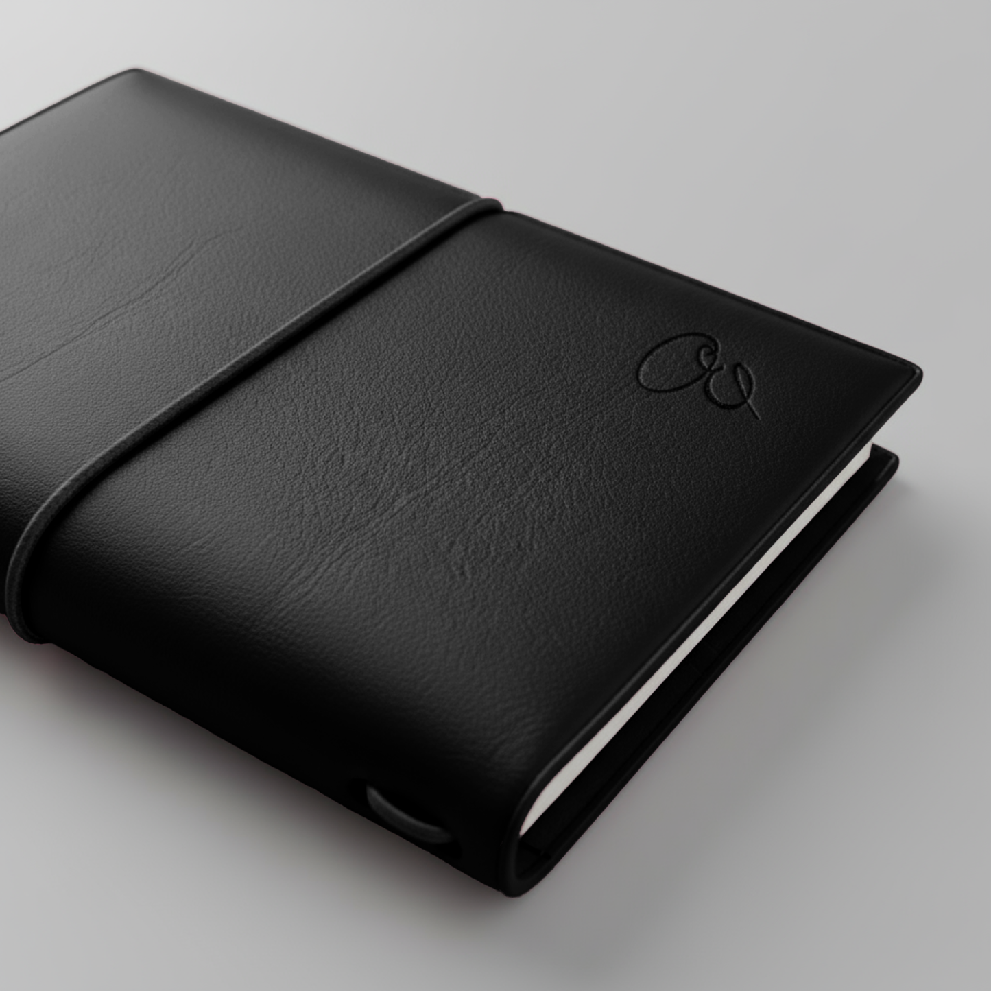 Black Mini Journal - PU Leather