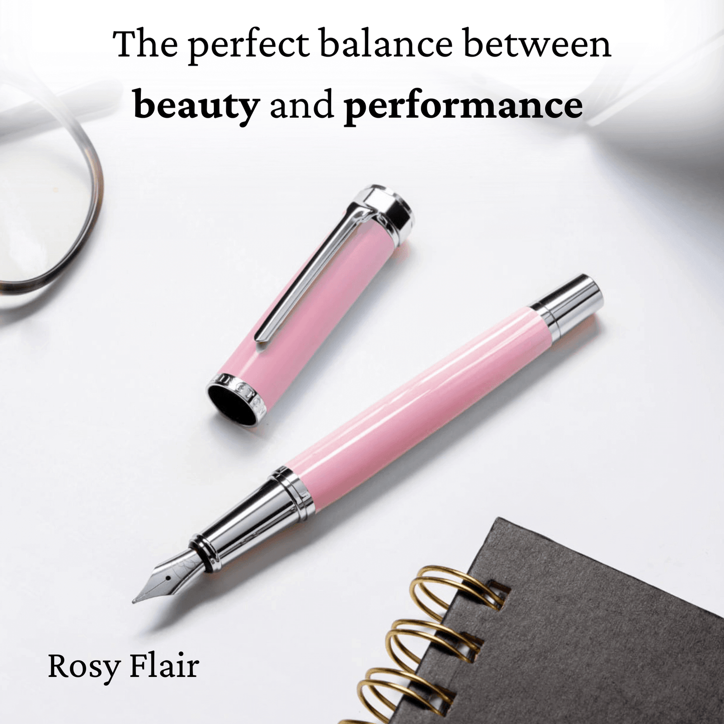 Rosy Flair Fountain Pen